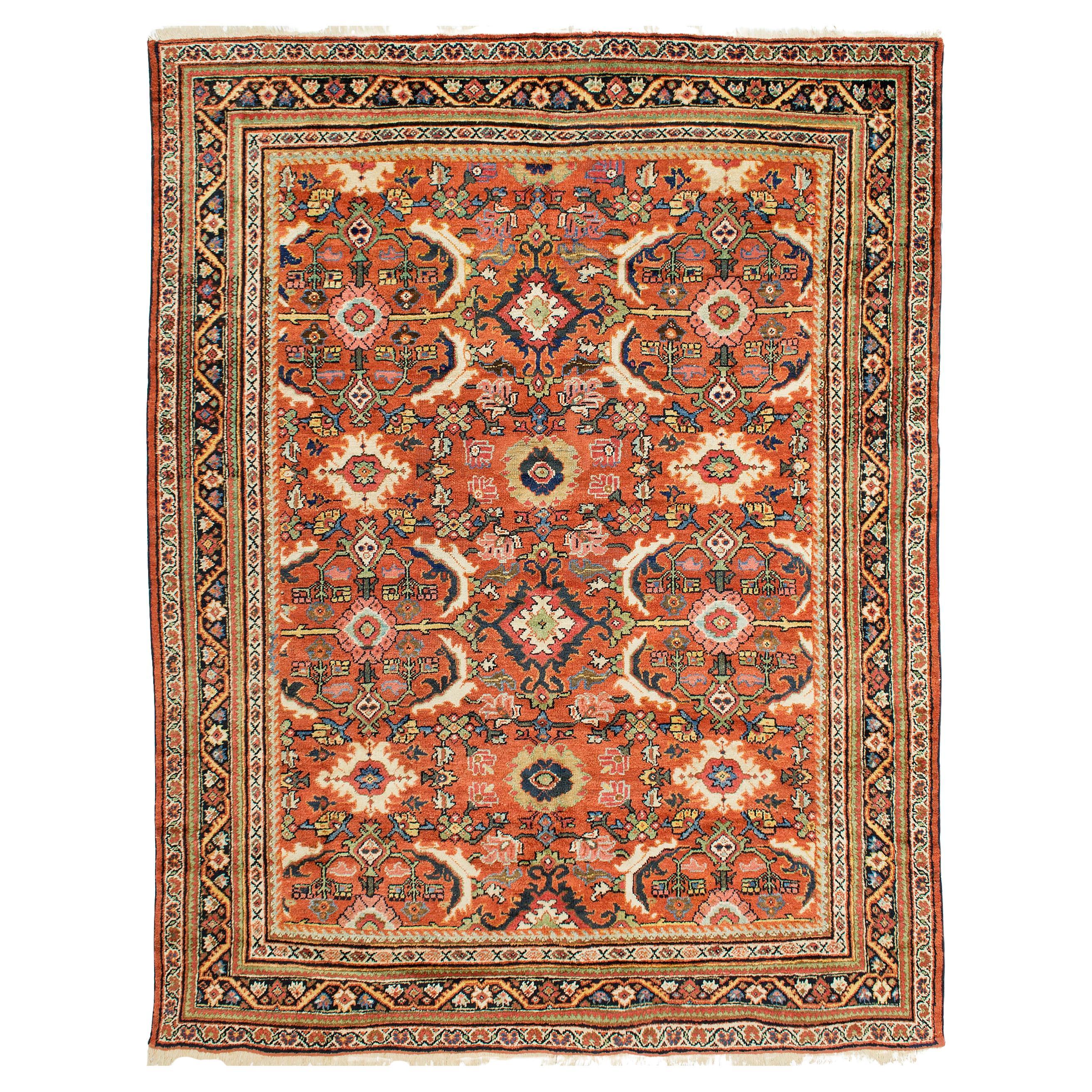 Antique Persian Mahal Carpet