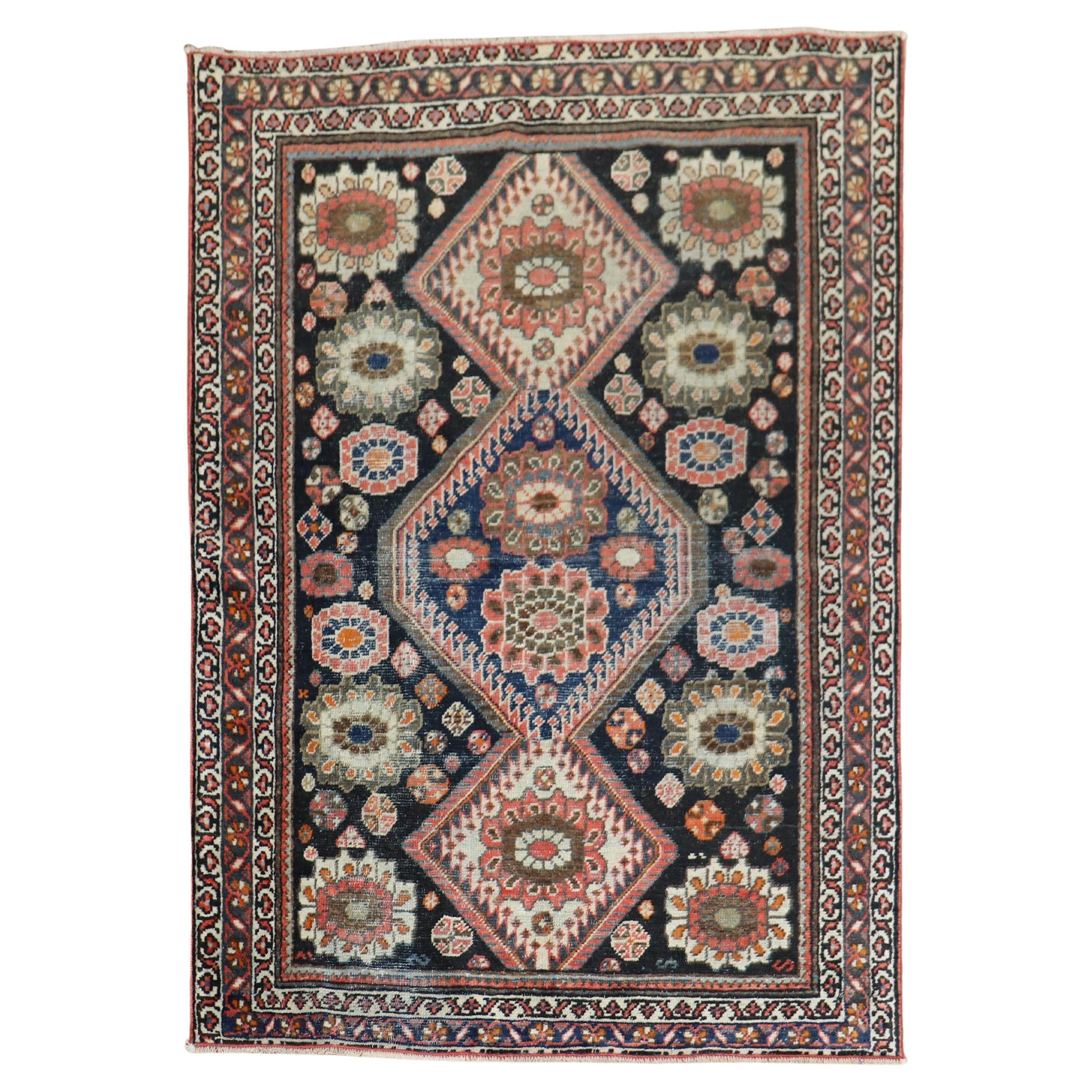 Antique Persian Mahal Carpet For Sale