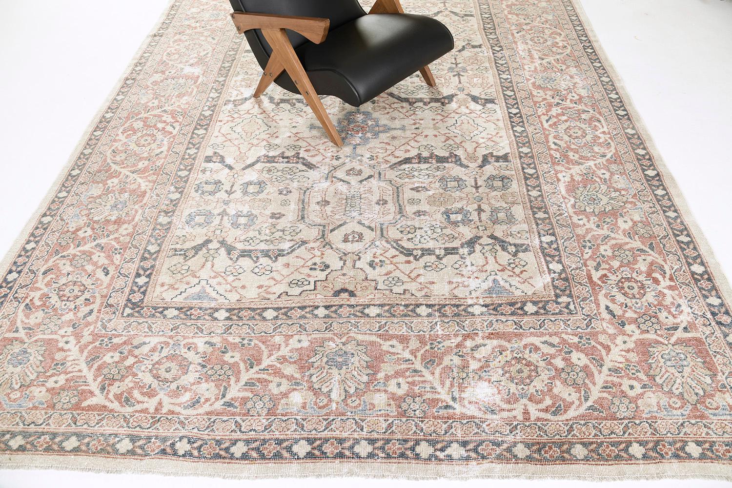 Antiker persischer Mahal aus Mehraban im Angebot 3