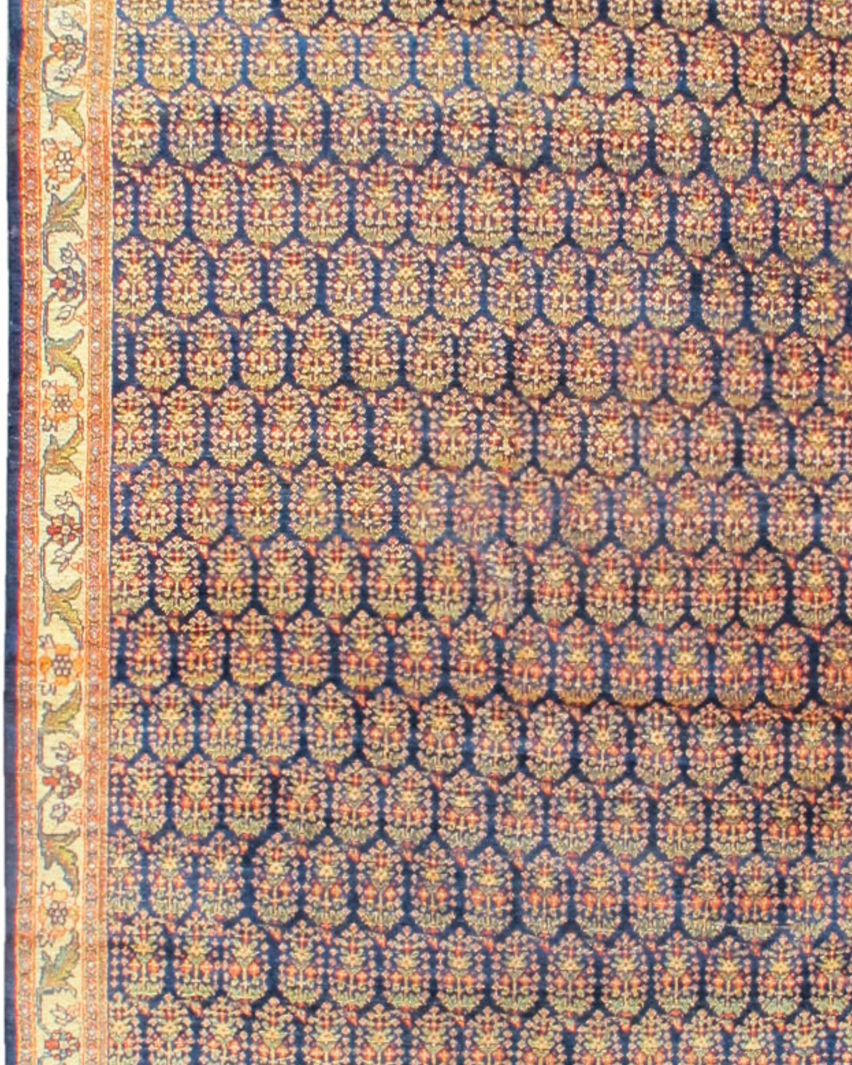 Antique Persian Mahal Gallery Carpet, Early 20th Century In Excellent Condition For Sale In San Francisco, CA