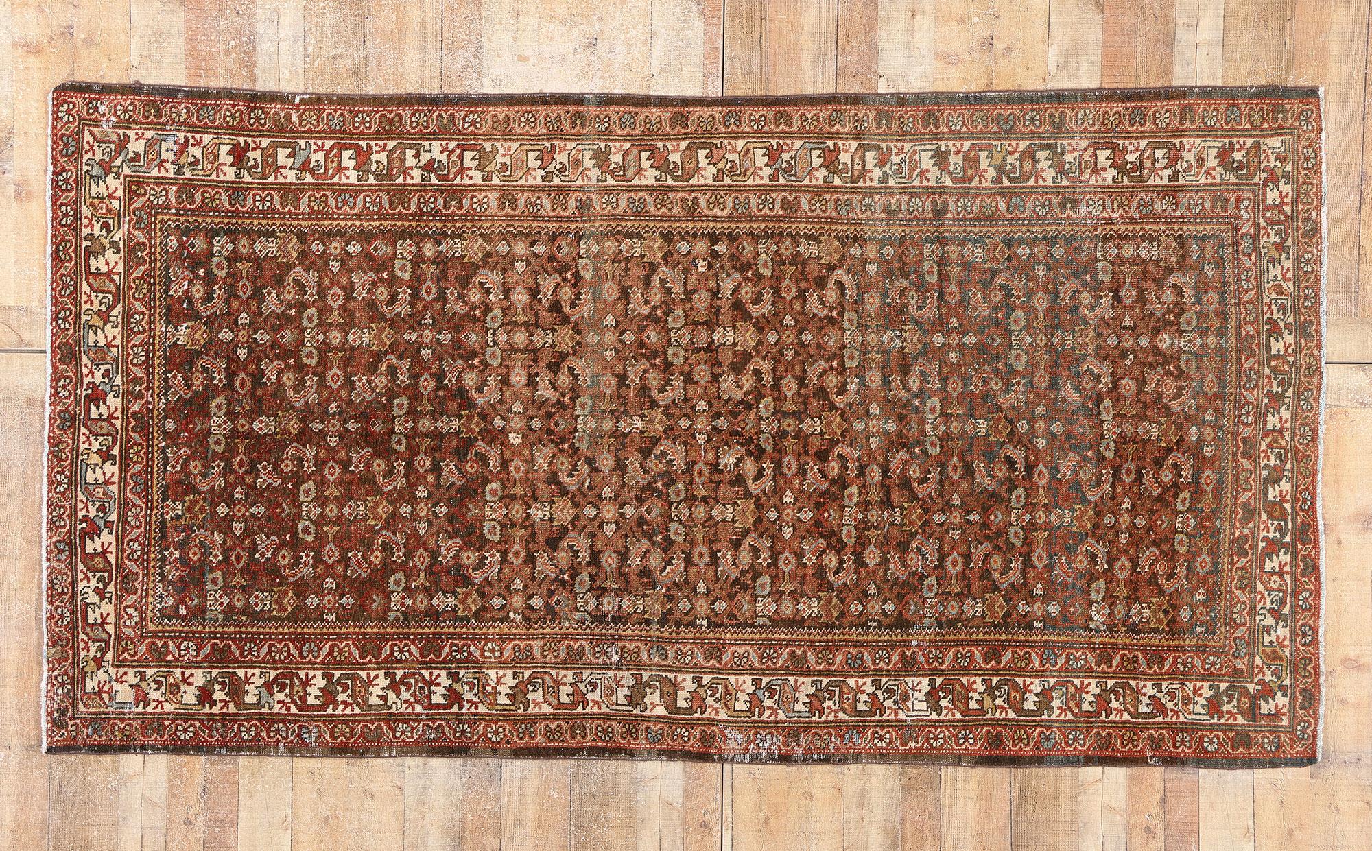 Tappeto persiano Mahal del 1920 con stile moderno in vendita 1