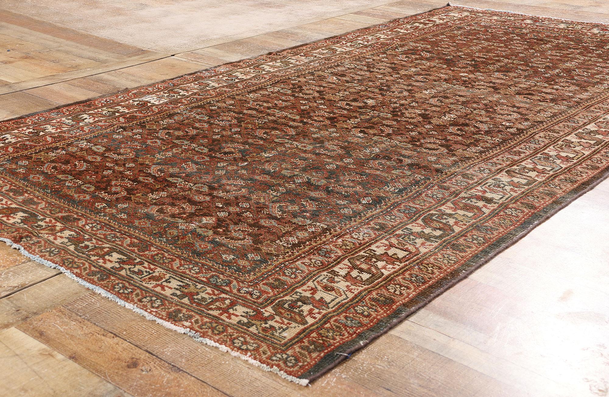 XX secolo Tappeto persiano Mahal del 1920 con stile moderno in vendita