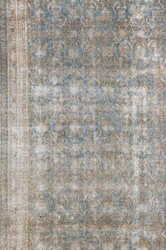 Antique Persian Mahal Gallery Runner Rug