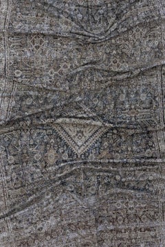 Antique Persian Mahal Gallery Runner Rug