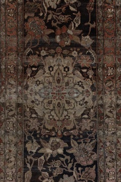 Antique Persian Mahal Gallery Runner Rug