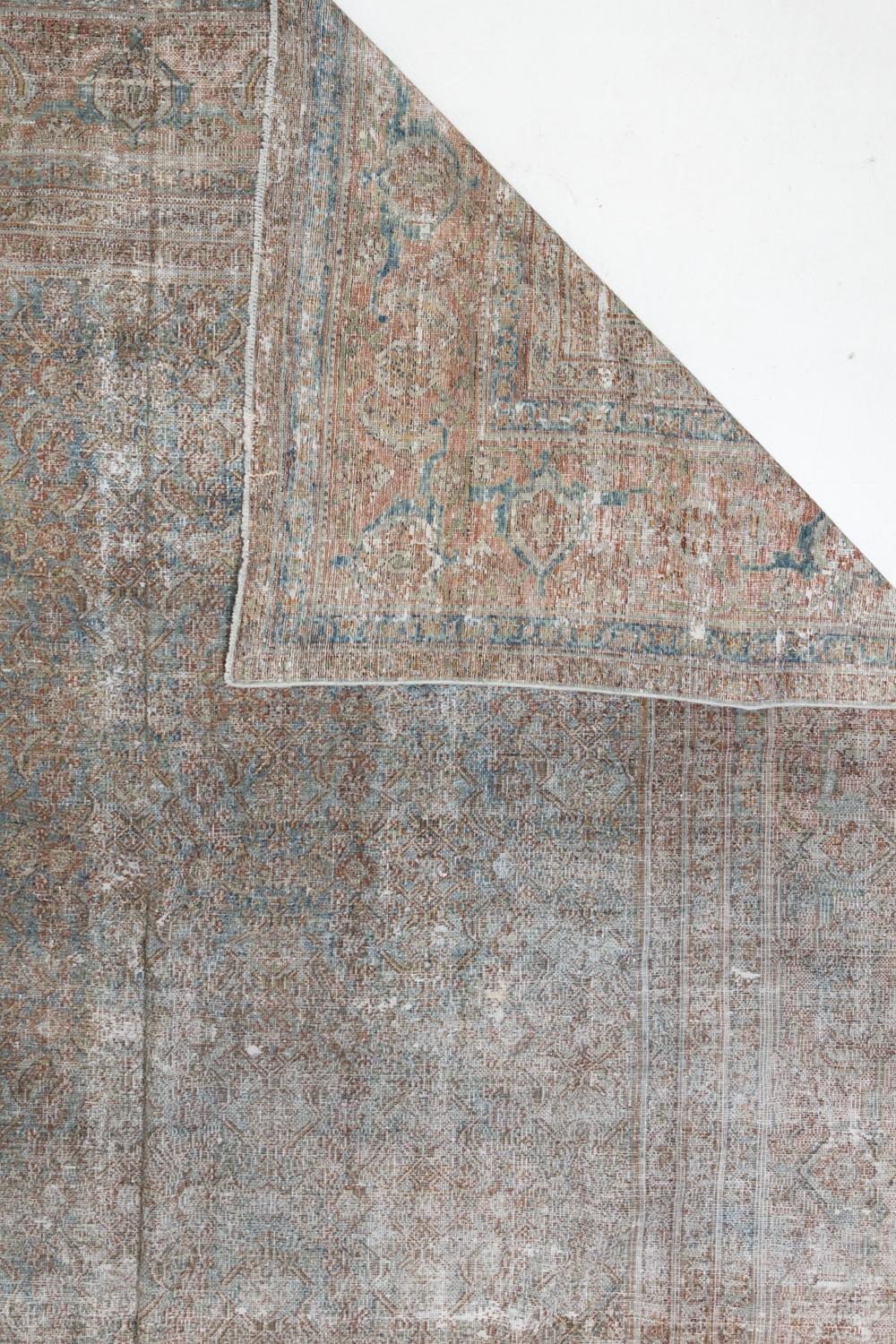 Tissé à la main Tapis de couloir persan ancien Mahal Gallery en vente