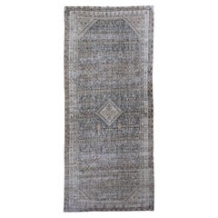 Antique Persian Mahal Gallery Runner Rug