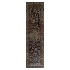 Vintage Persian Mahal Gallery Runner Rug