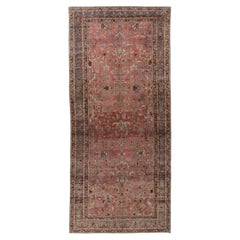 Antique Persian Mahal Gallery Runner Rug