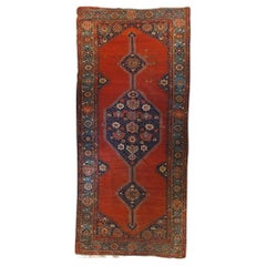 Antique Persian Mahal Oriental Wool Rug C1920