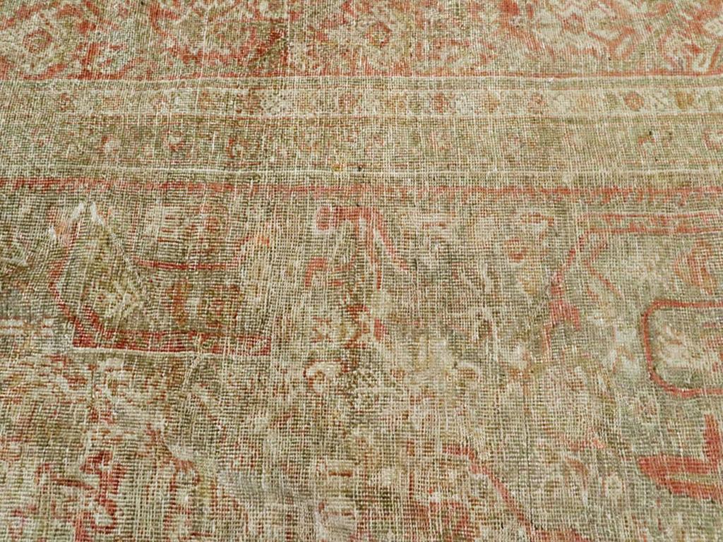 Antiker persischer Mahal-Teppich in Zimmergröße (Handgeknüpft) im Angebot