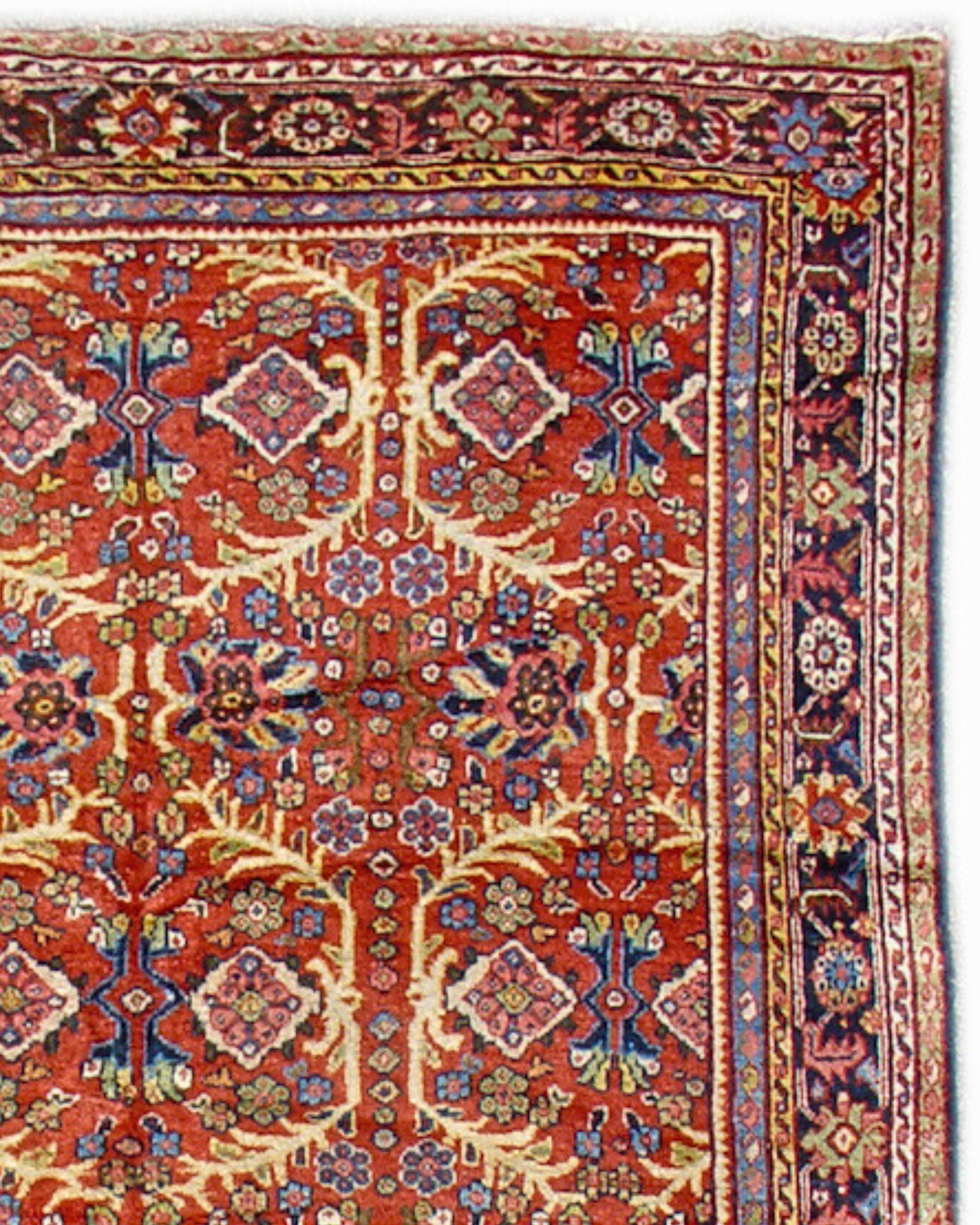 Antique Persian Mahal Rug, 19th Century

Excellent condition.

Additional information:
Dimensions: 8'6
