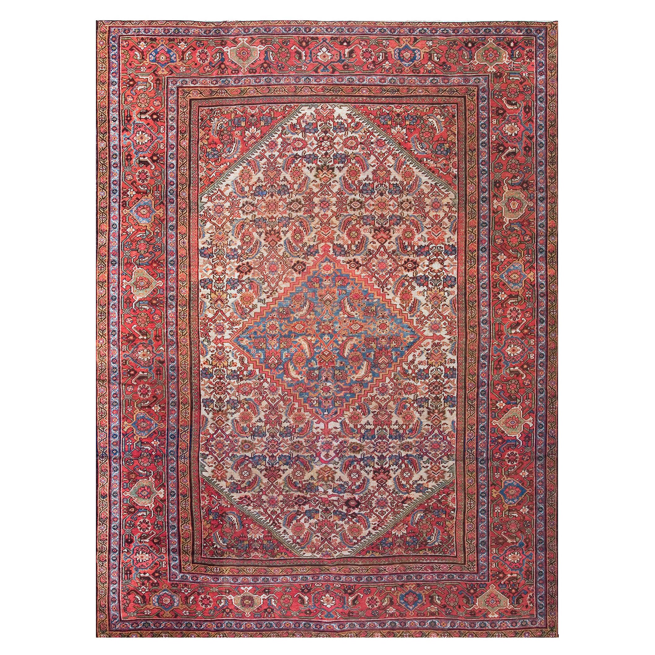 Antiker persischer Mahal-Teppich 9' 2'' x 12' 0''.