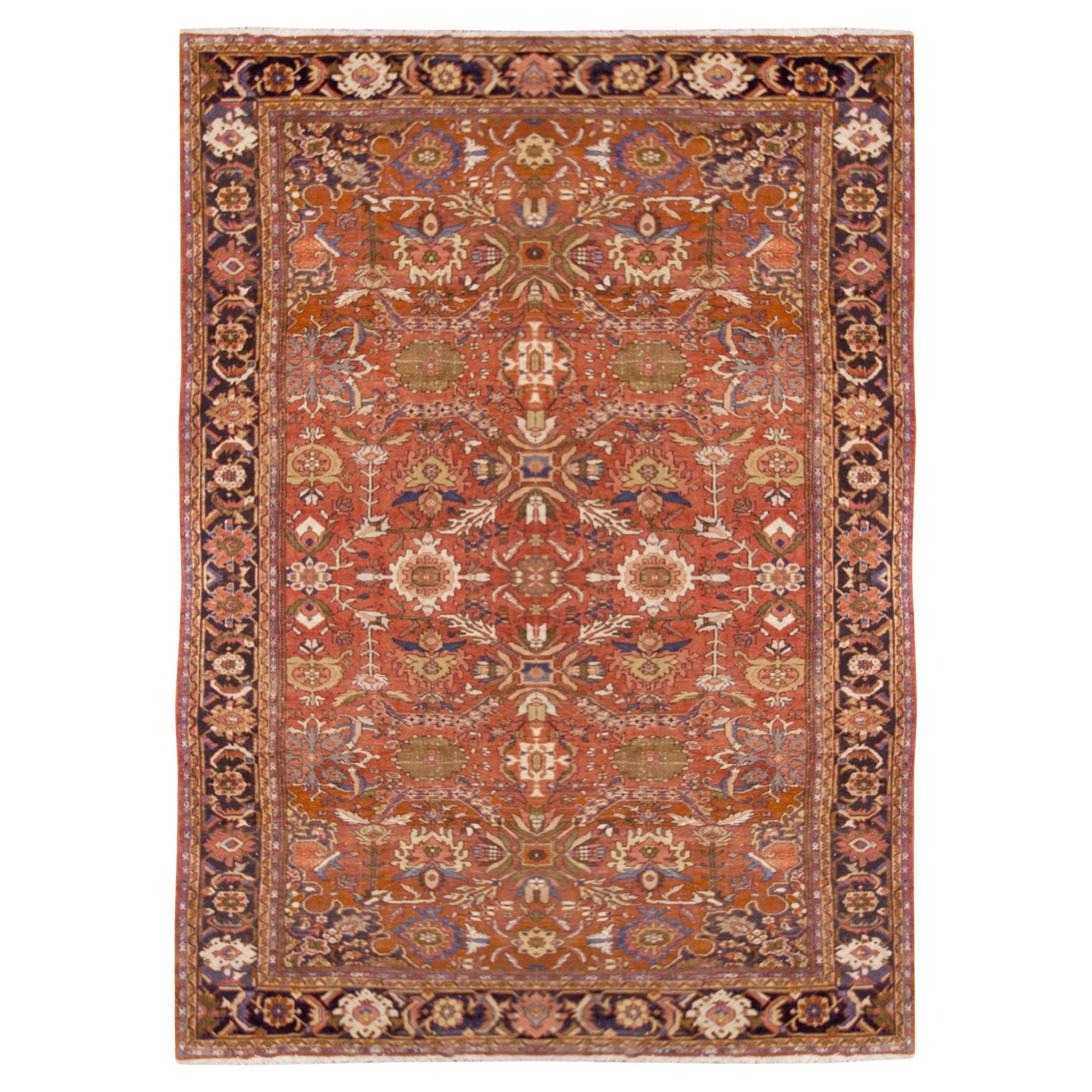 Alfombra Persa Antigua Mahal, 9'2 x 12'8