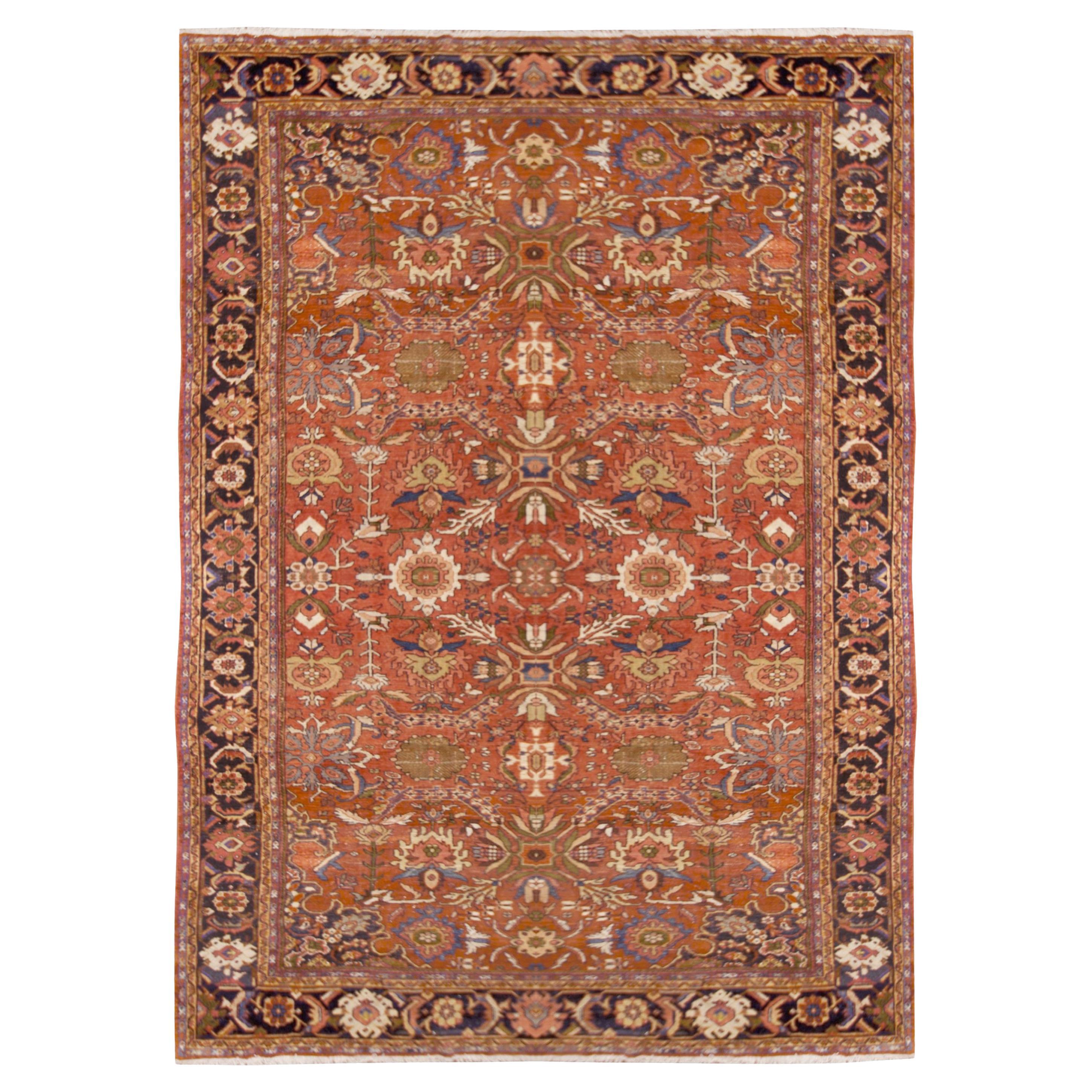 Antiker Perser  Mahal-Teppich, um 1910, 9''2 x 12''8