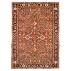 Antique Persian  Mahal Rug, circa 1910, 9'2 x 12'8