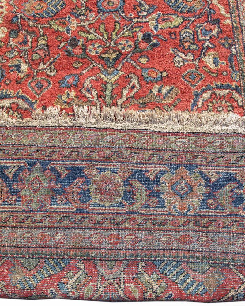 Antique Persian Mahal Rug, Early 20th Century In Excellent Condition For Sale In San Francisco, CA