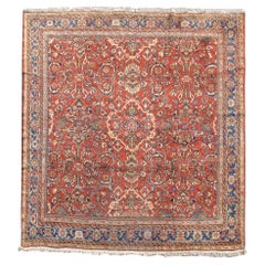 Antique Persian Mahal Rug, Early 20th Century