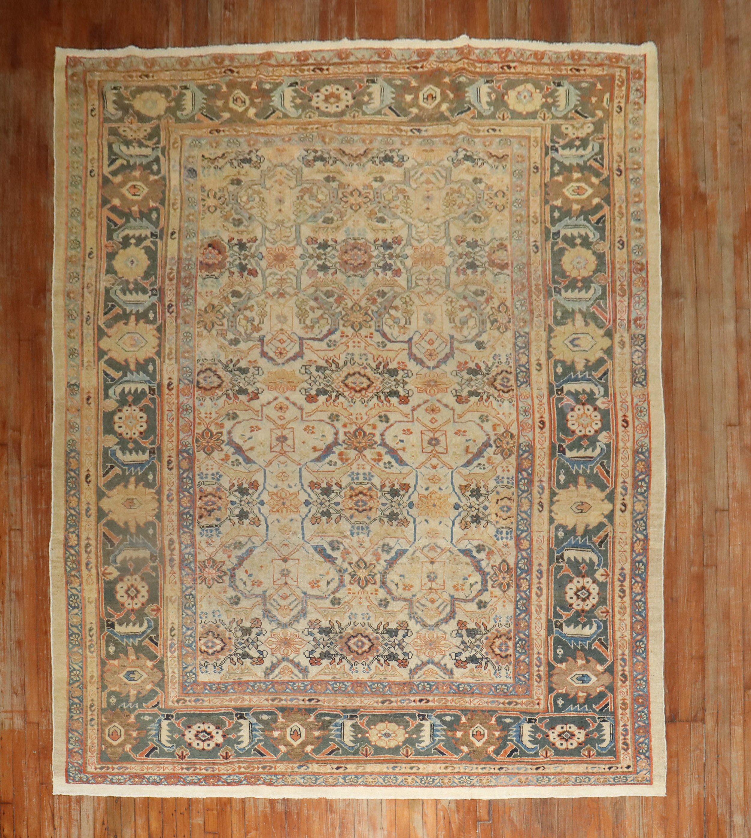 Antiker persischer Mahal-Teppich im Angebot 2