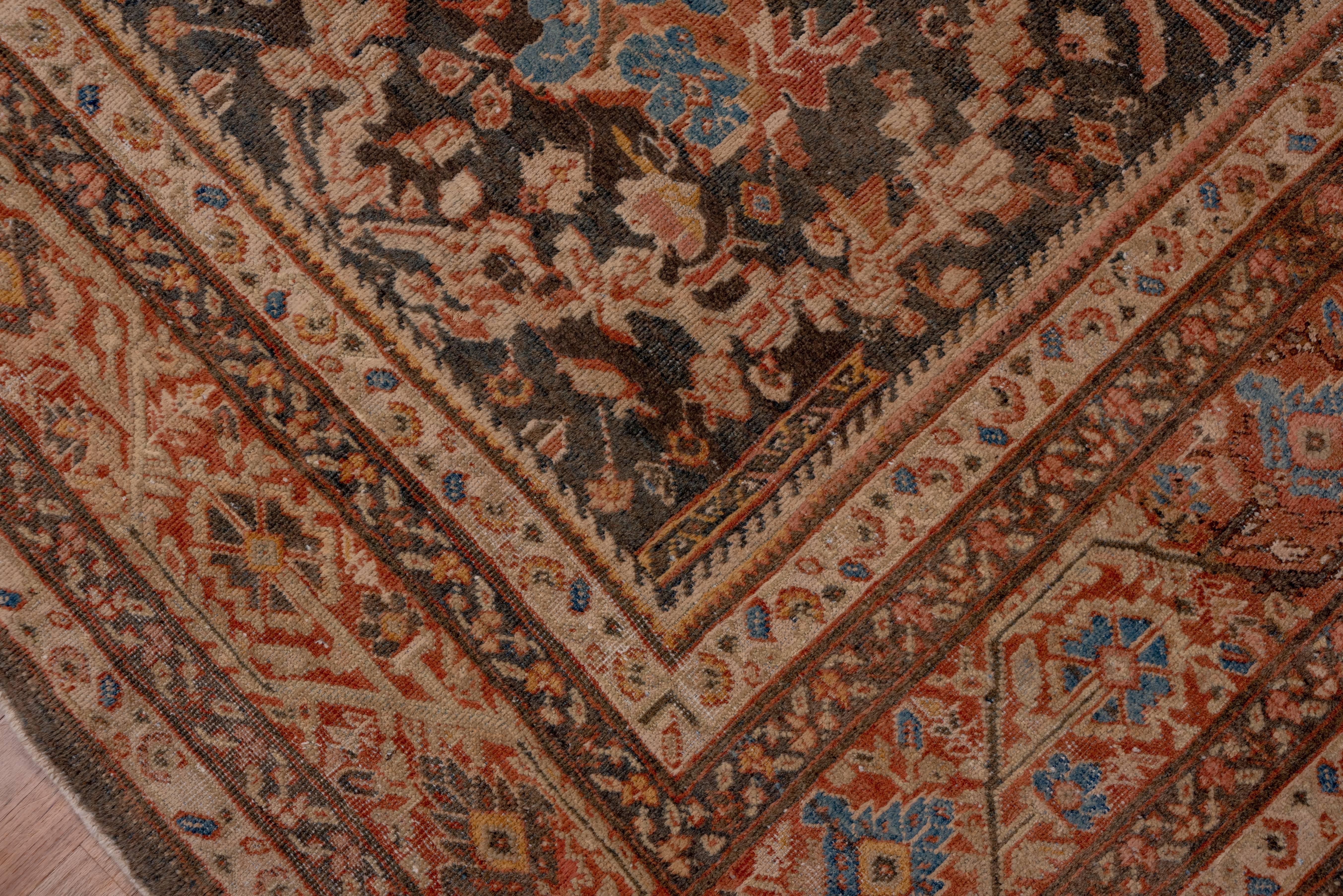 Antique Persian Mahal Rug 4