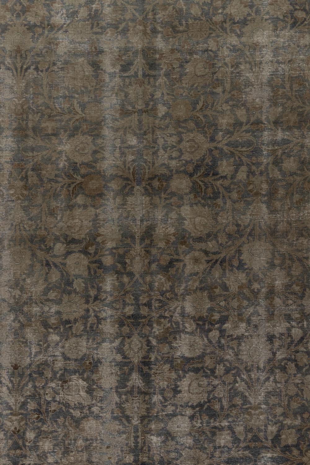 Age: first quarter 20th century 

Pile: Low

Wear Notes: 3-4

Material: Wool on Cotton

Vintage rugs are made by hand over the course of months, sometimes years. Their imperfections and wear are evidence of the hard working human hands that made