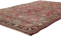 1920's Persian Mahal Carpet with Modern Style