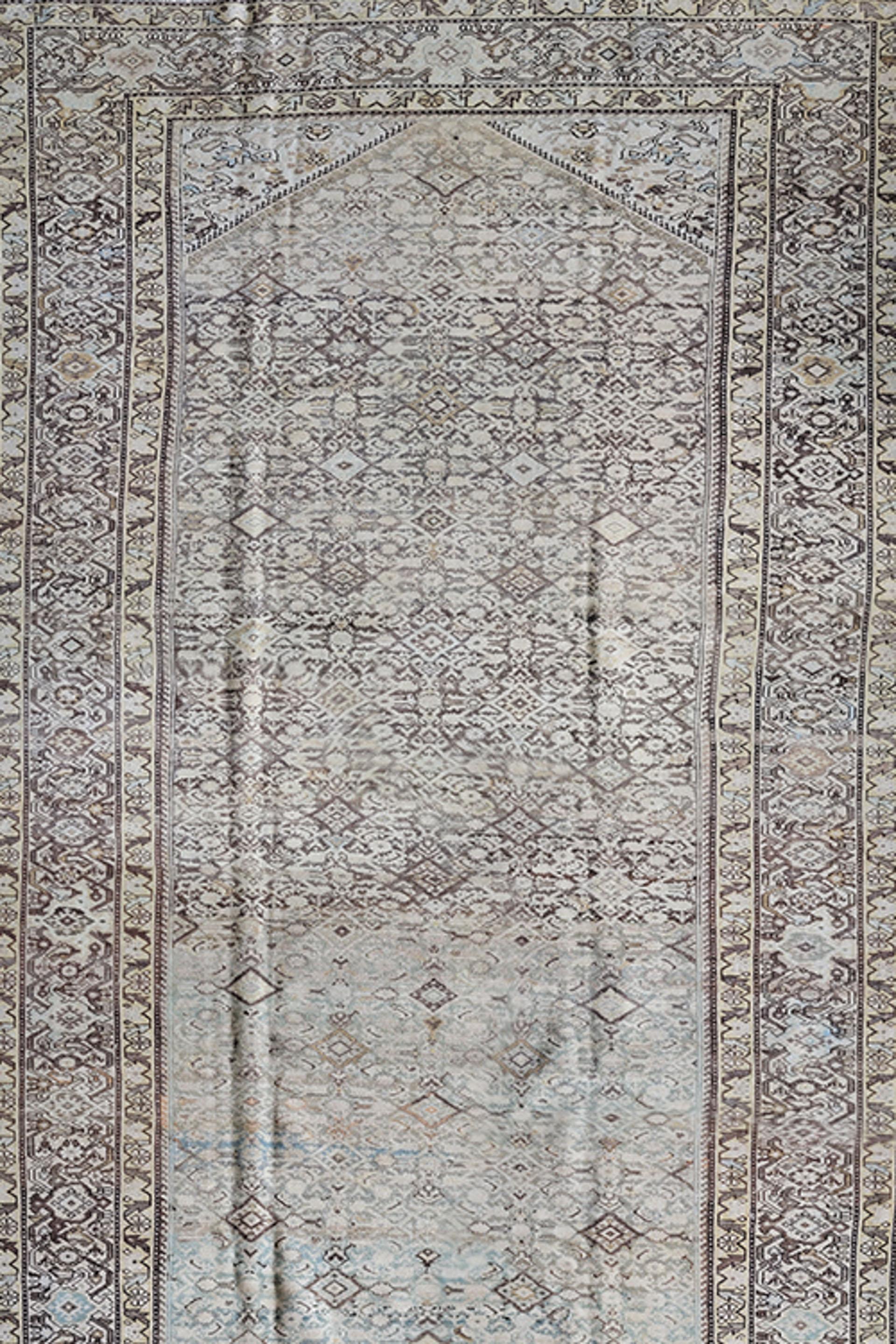 Other Antique Persian Mahal Rug For Sale