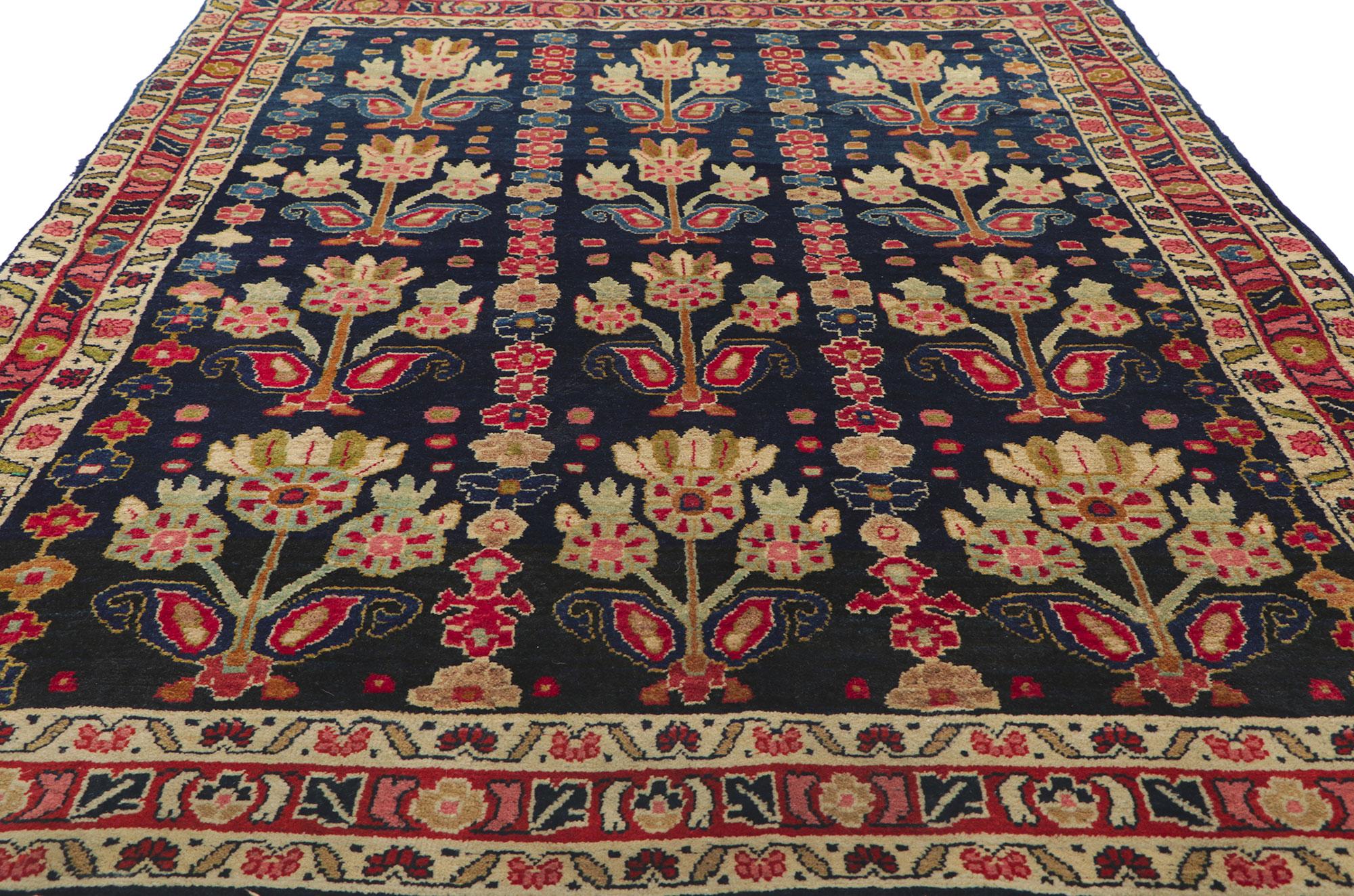 Bakshaish Antique Persian Mahal Rug, Timeless Elegance Meets Cultivated Beauty