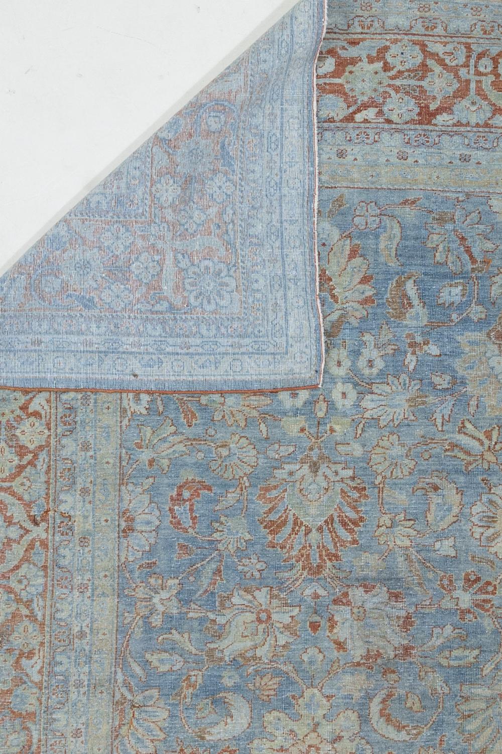 Antique Persian Mahal Rug In Good Condition For Sale In West Palm Beach, FL