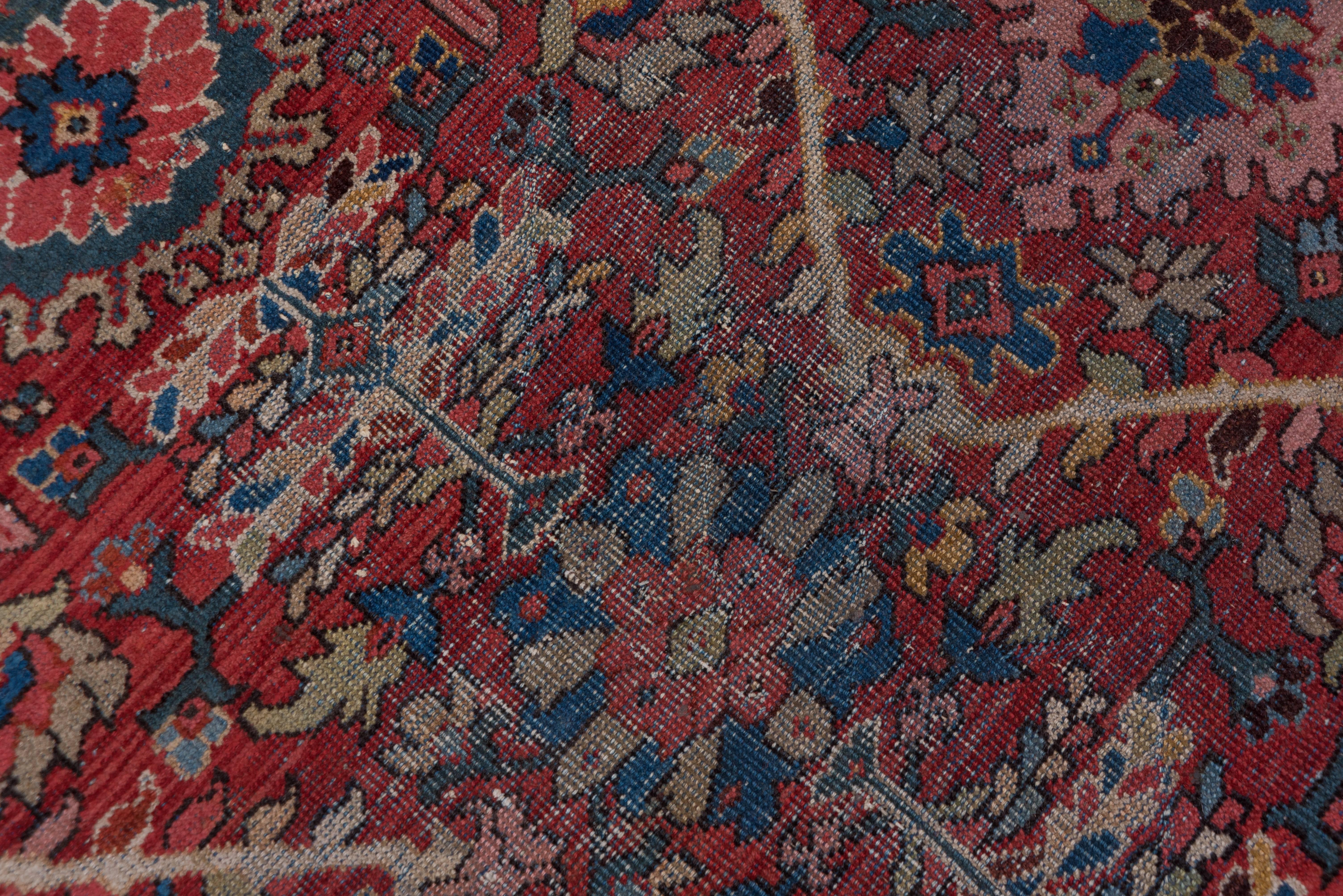 20th Century Antique Persian Mahal Rug For Sale