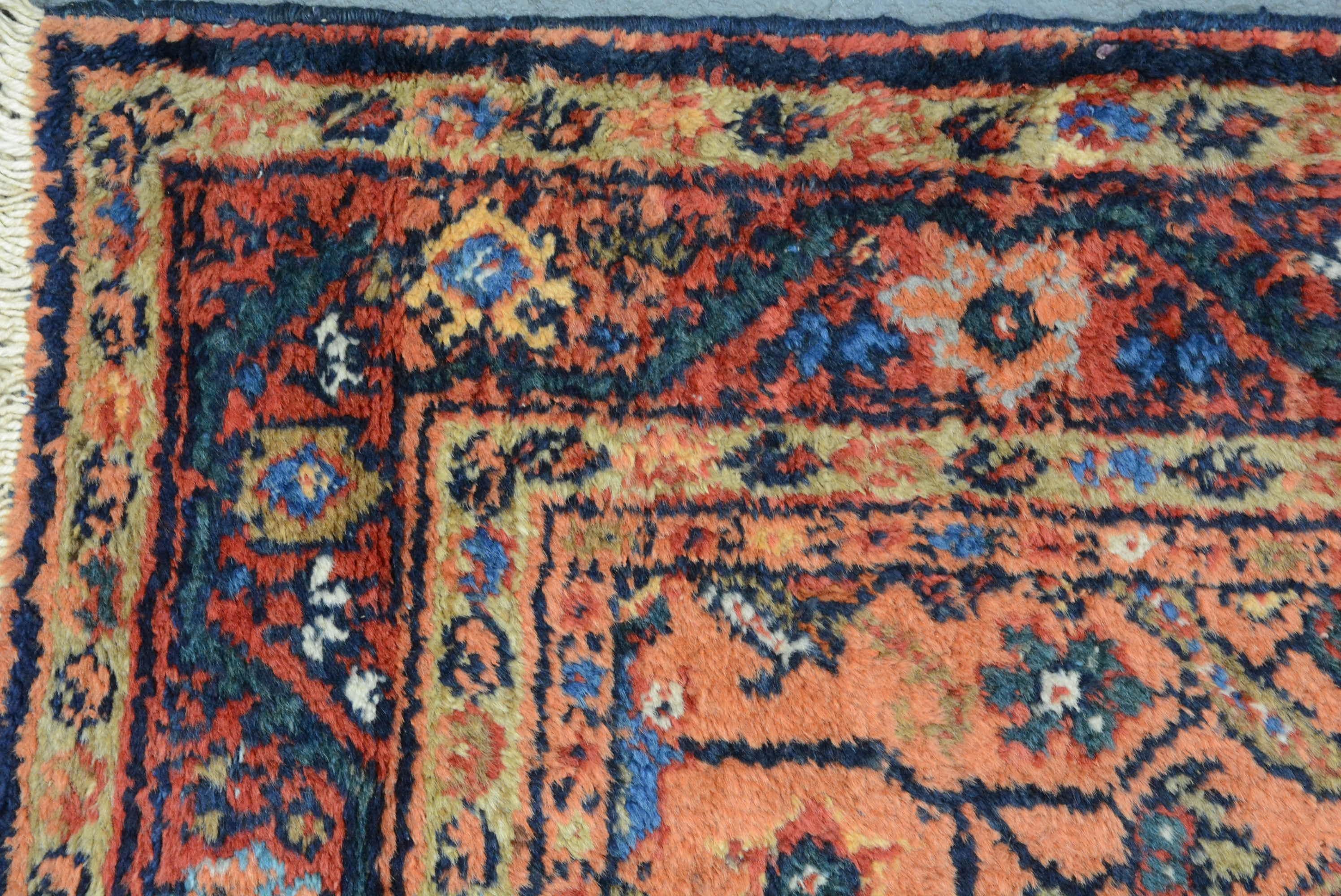 Lana Tappeto antico persiano Mahal in vendita