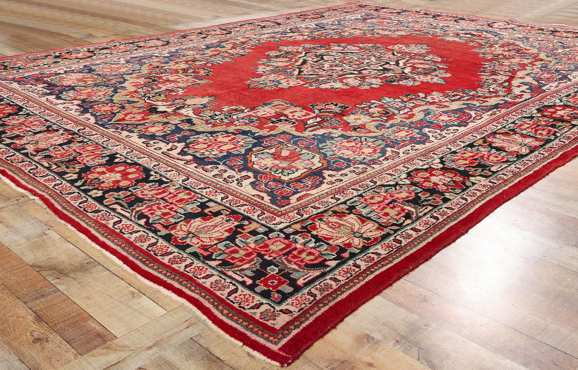 Antiker persischer Mahal-Teppich (20. Jahrhundert) im Angebot