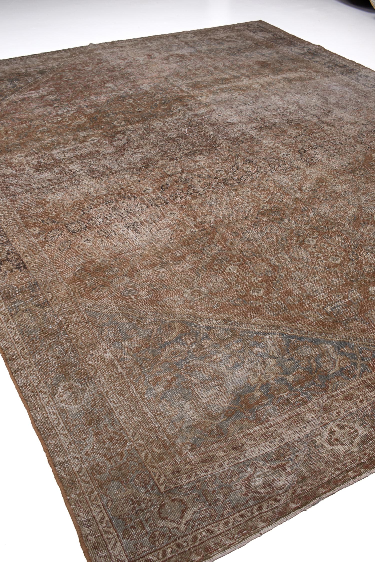 Antiker persischer Mahal-Teppich im Angebot 1