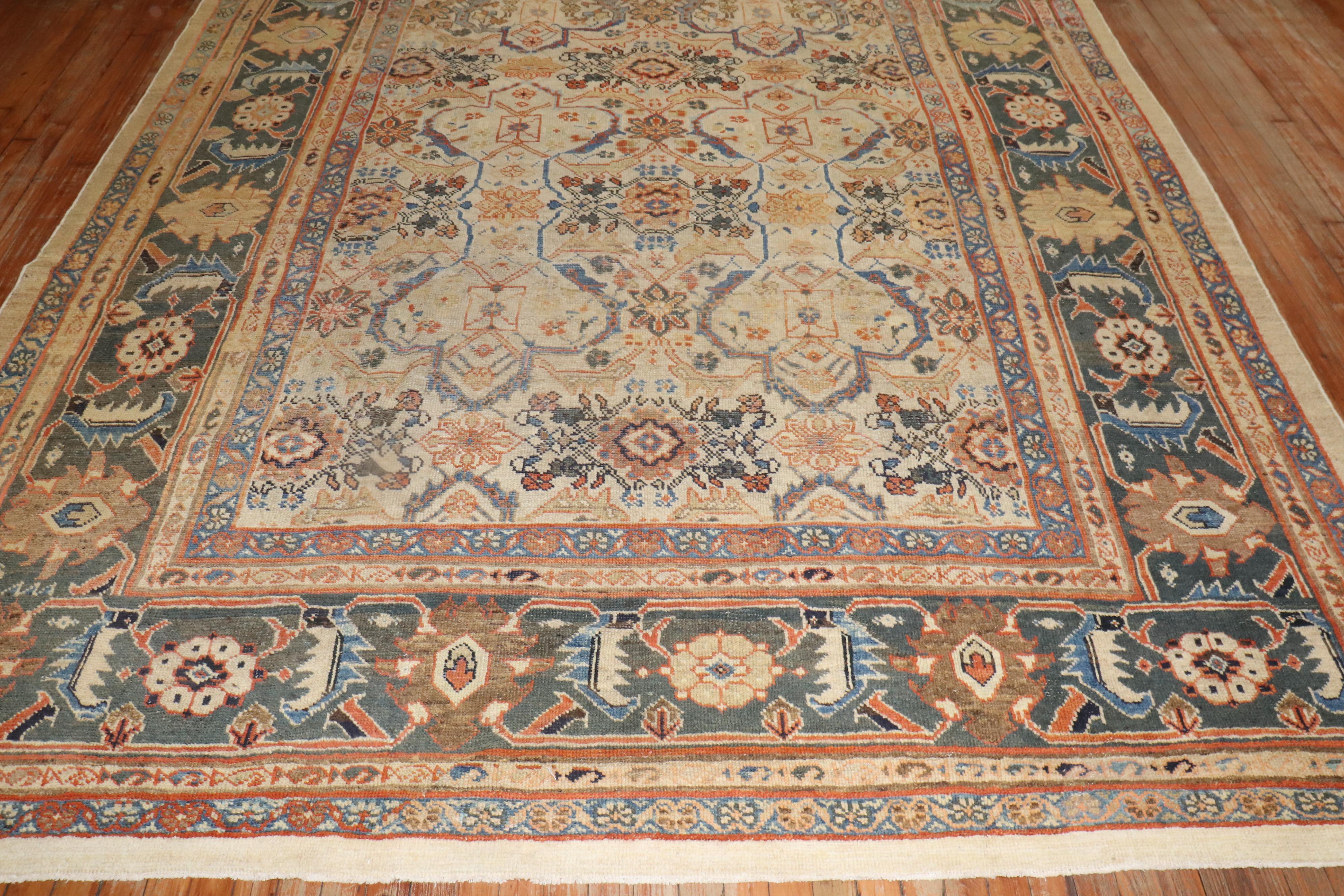 Antiker persischer Mahal-Teppich im Angebot 1