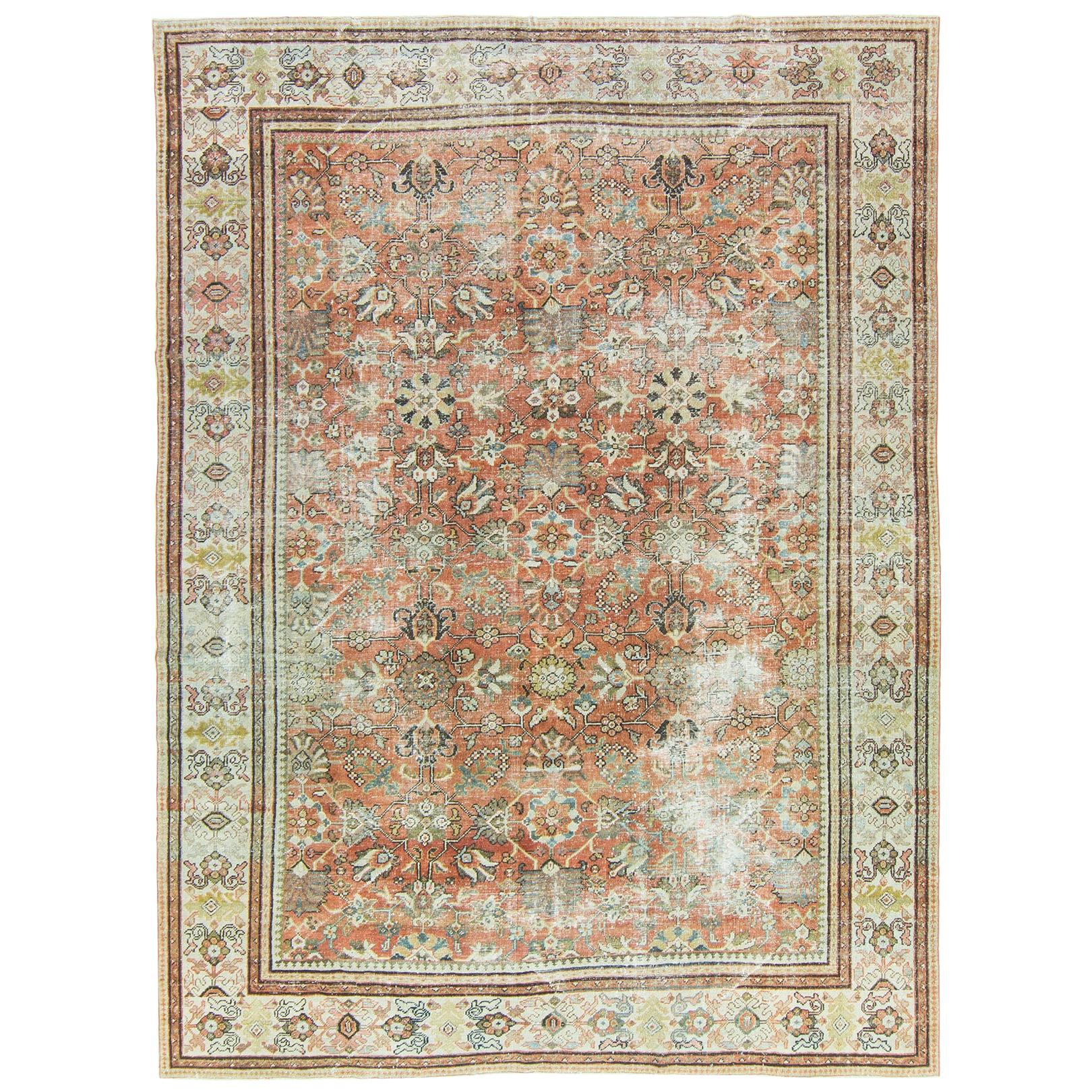 Antique Persian Mahal Rug