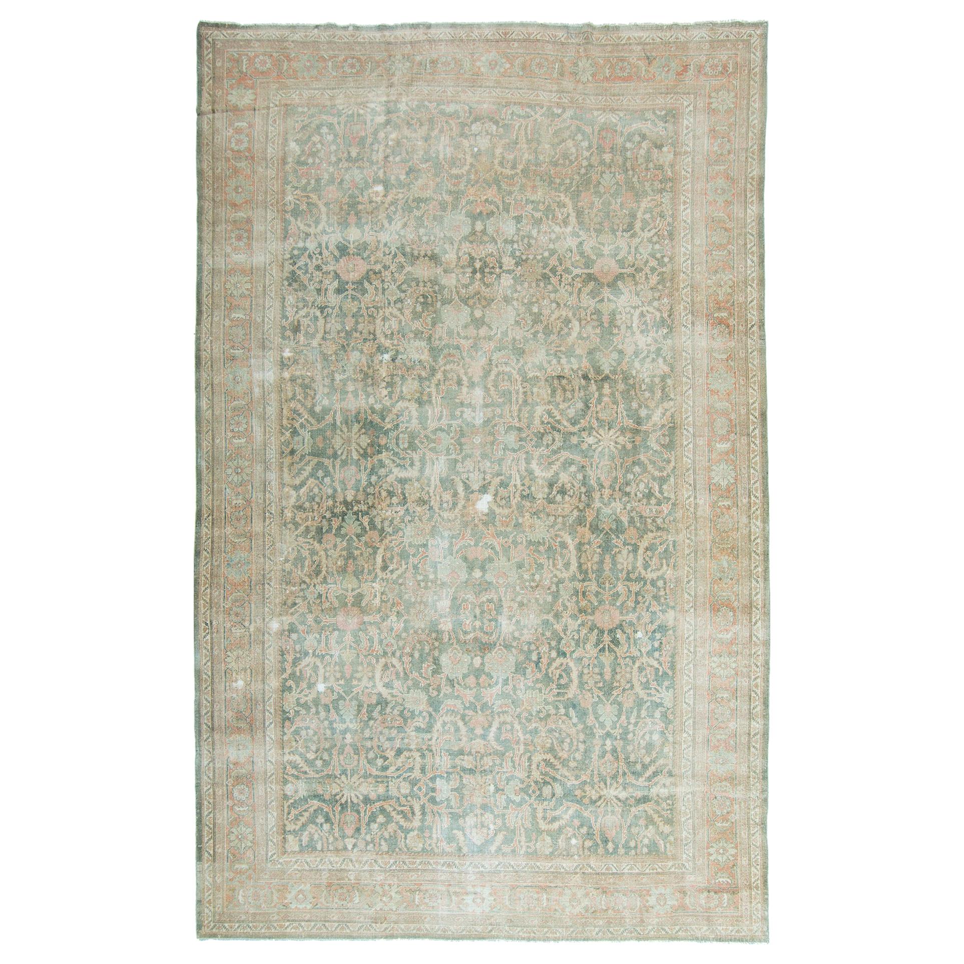 Antiker persischer Mahal-Teppich im Angebot