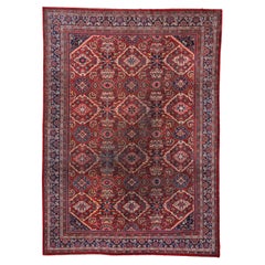 Antique Persian Mahal Rug