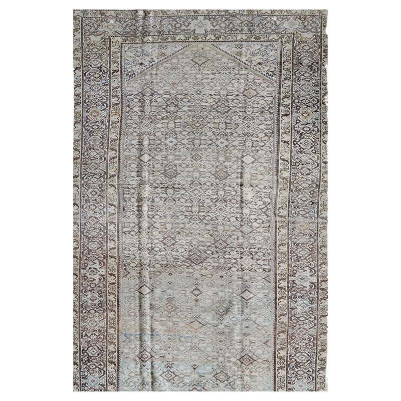 Moody Antique Persian Mahal Rug For Sale at 1stDibs