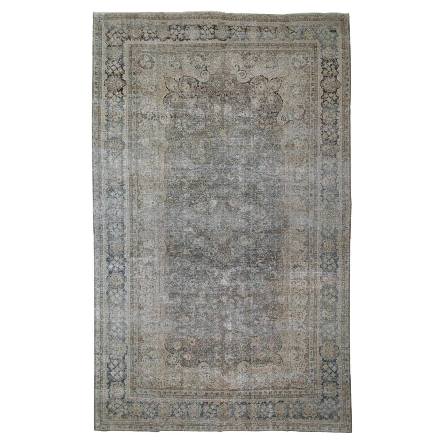  Antique Persian Mahal Rug