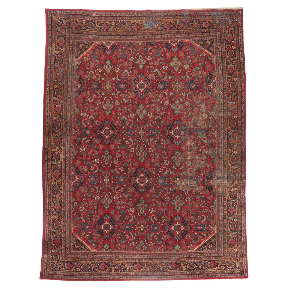 Zabihi Collection Antique Persian Mahal Rug For Sale at 1stDibs