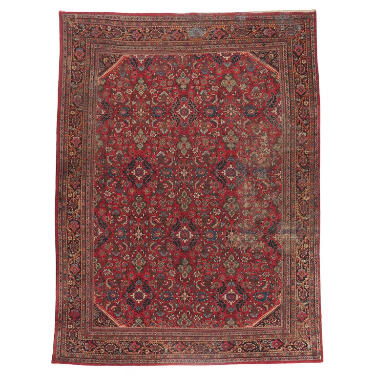 Antique Persian Mahal Rug For Sale at 1stDibs