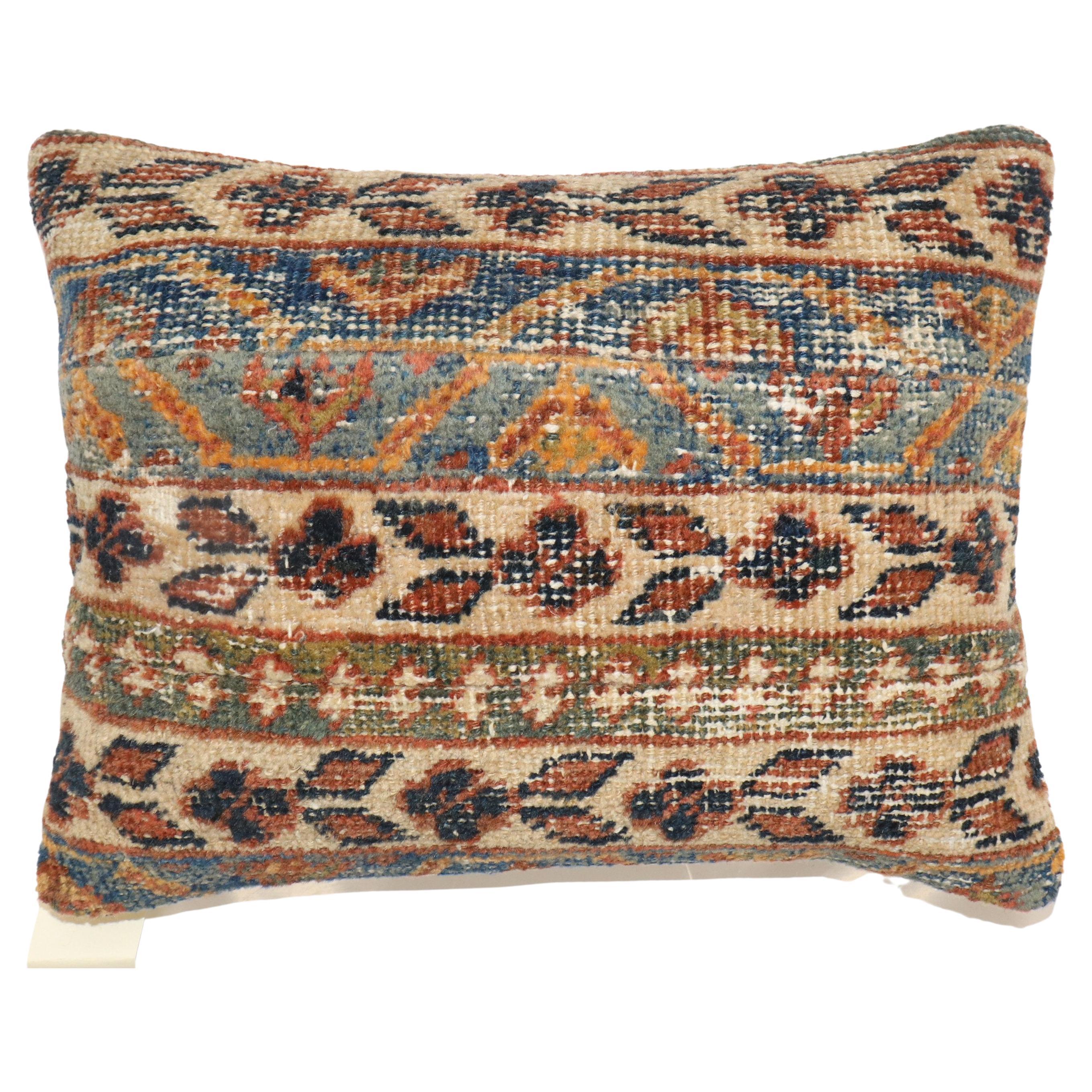 Antique Mahal Rug Pillow For Sale at 1stDibs
