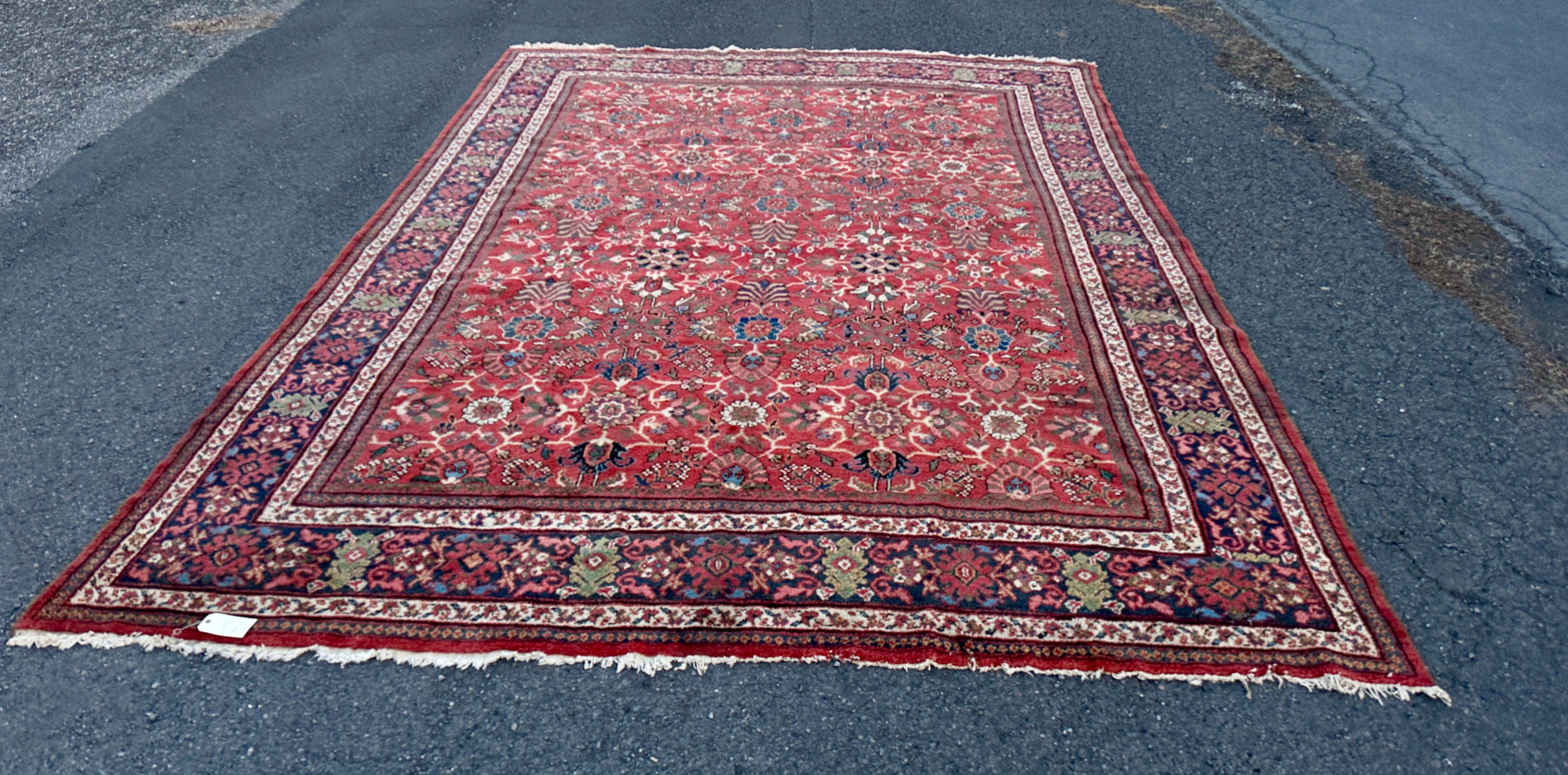 Arts and Crafts Antique Persian Mahal Rug - RR5299  SALE    50%  OFF For Sale