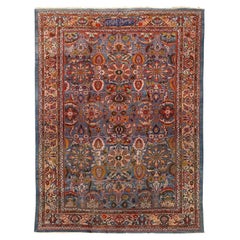 Antique Persian Mahal Rug - Size: 12'3 X 9'2