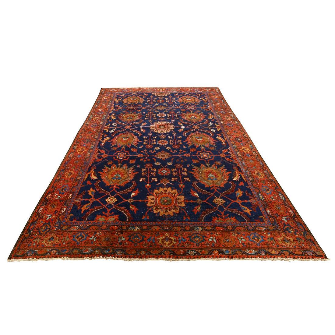 Tapis Mahal antique en laine et coton 9'9x7'0

Détails clés :
Pile : Laine
Fondation : Coton
Origine : Mahal ZIGLER
Design/One Allover
Âge approximatif : plus de 100 ans
Qualité (KPI) : 200
Condit : bon
Dimension : 9'9x7'0
Numéro d'inventaire :