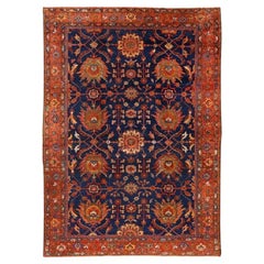 Antique Persian Mahal Rug - Size: 9'9x7'0