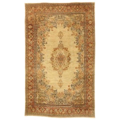 Used Persian Mahal Rug with Rustic Shaker Style Style