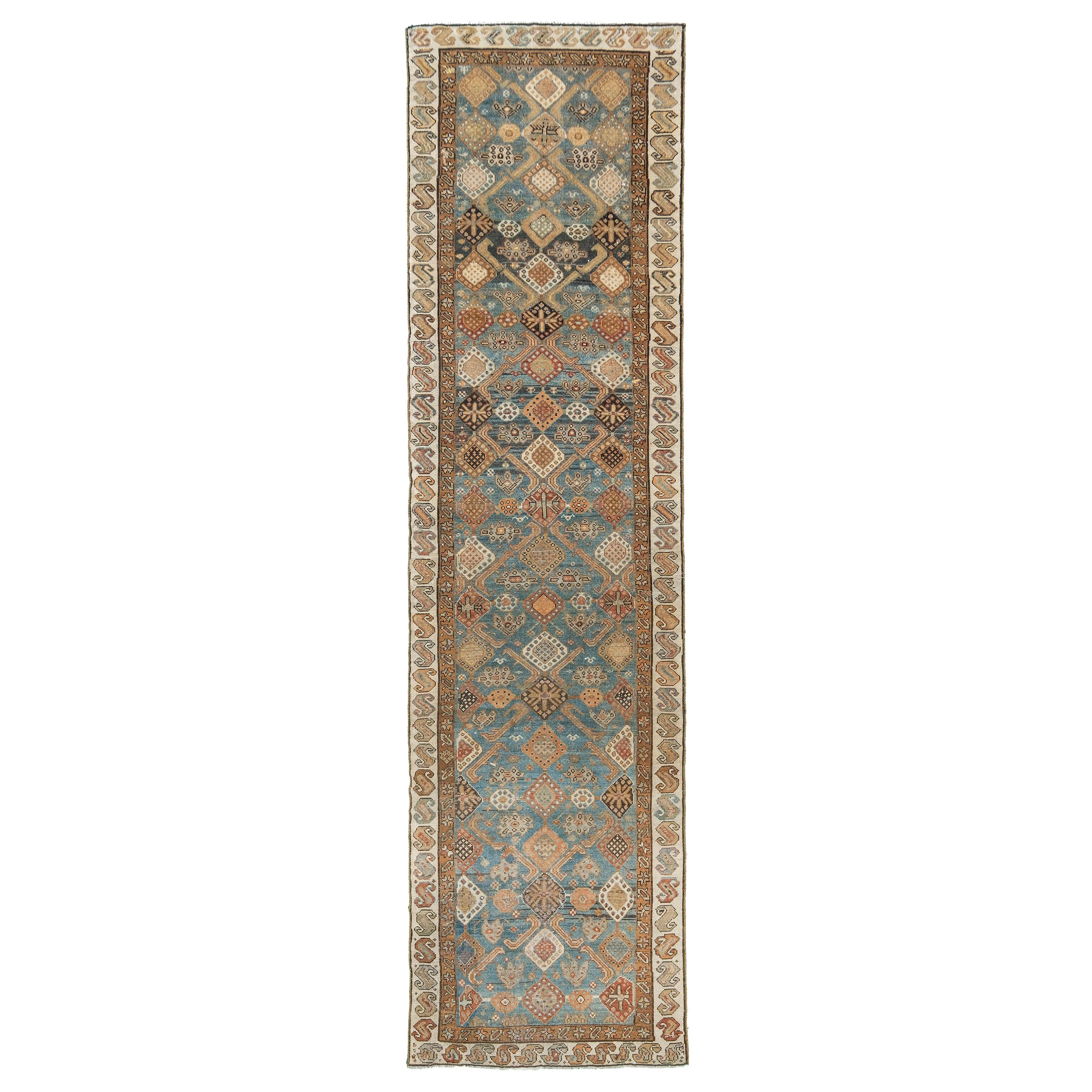 Antique Persian Mahal Runner For Sale
