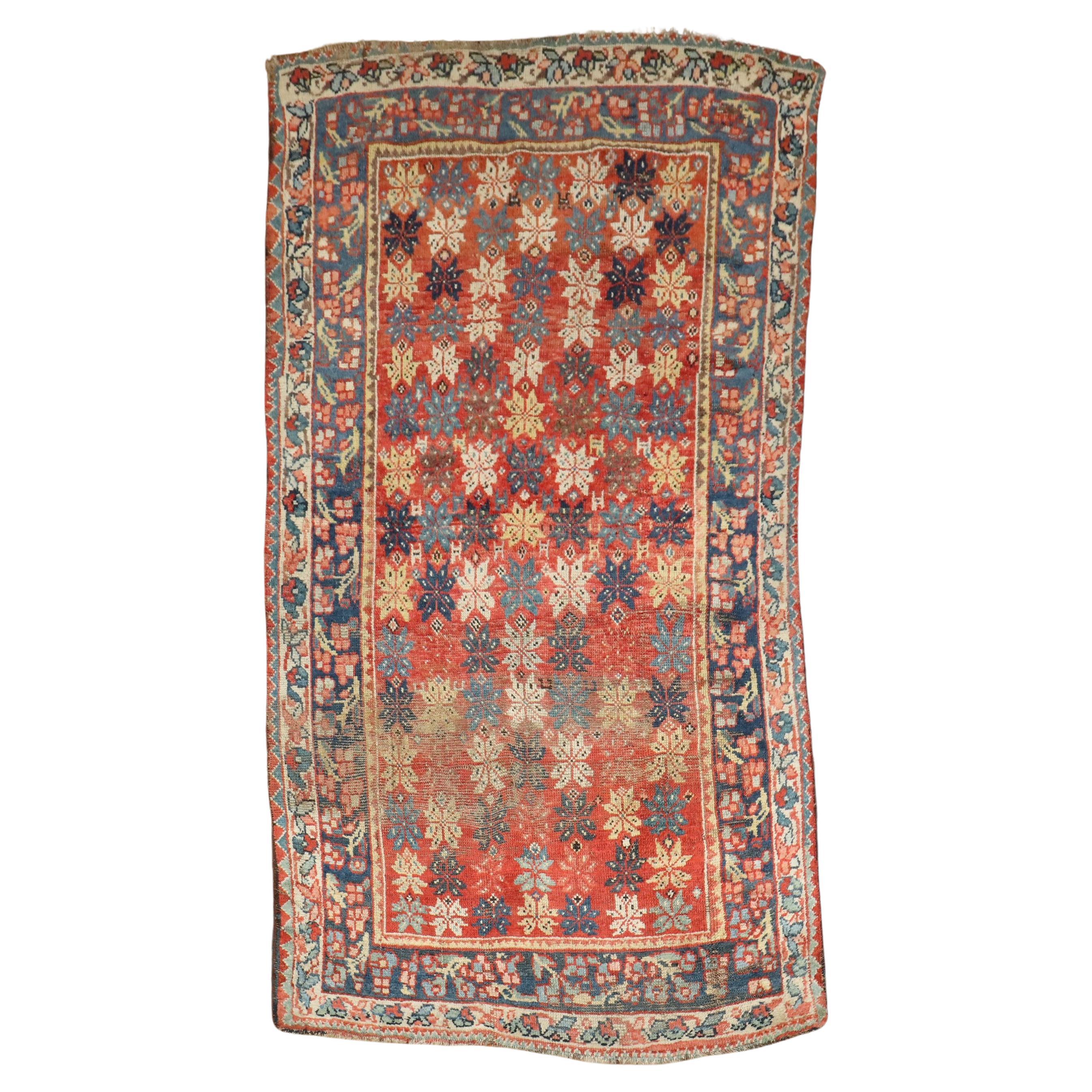Zabihi Collection Antique Persian Mahal Scatter Rug