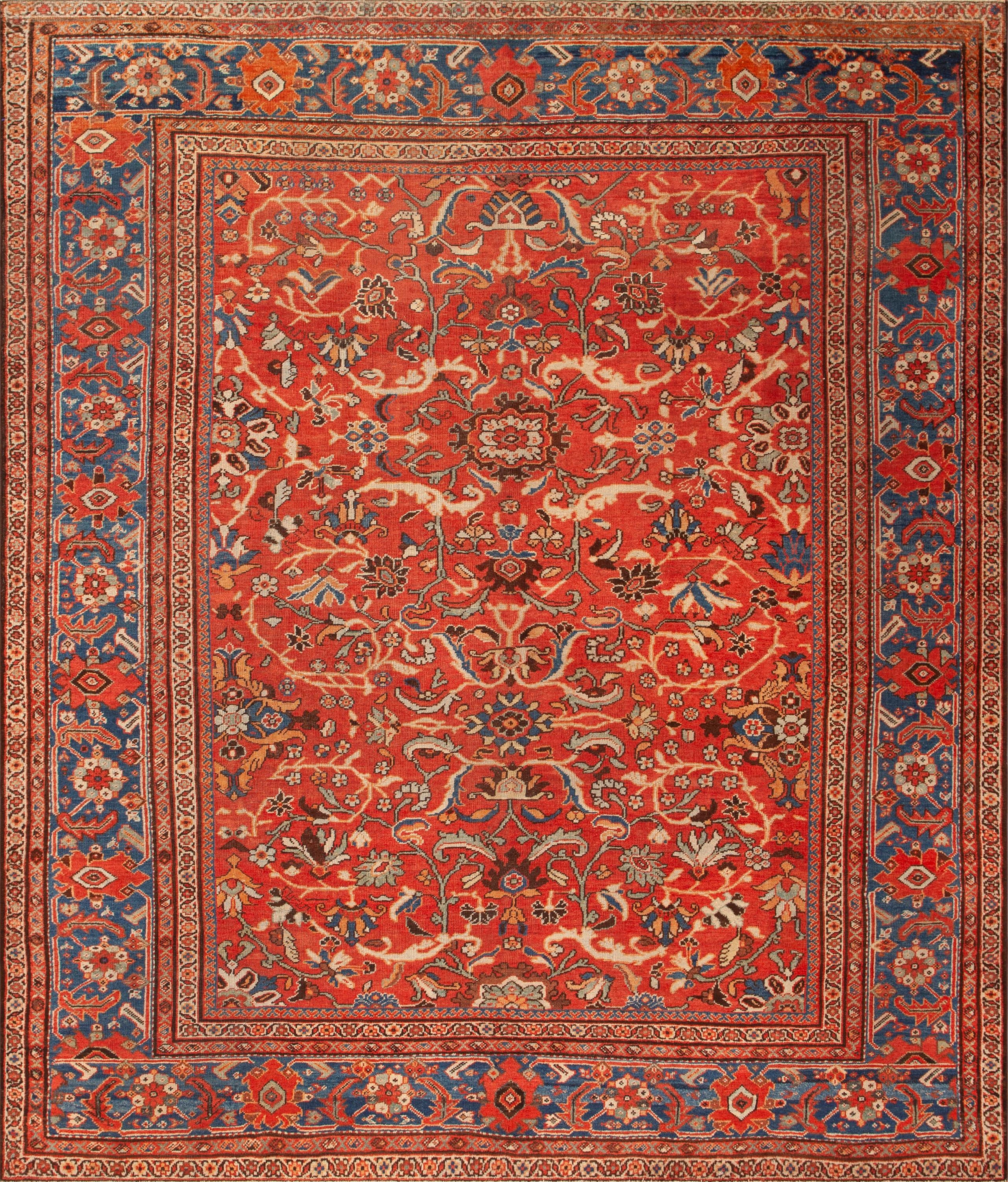 Nazmiyal Kollektion Antiker persischer Mahal Sultanabad Teppich 9